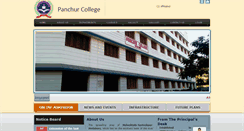 Desktop Screenshot of panchurcollege.org